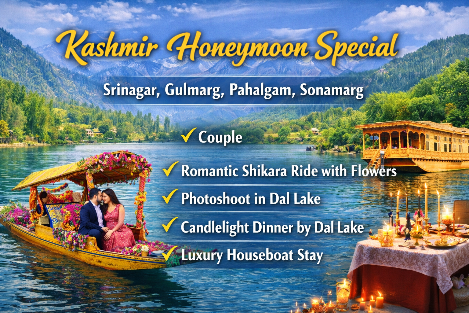 Kashmir Honeymoon Special