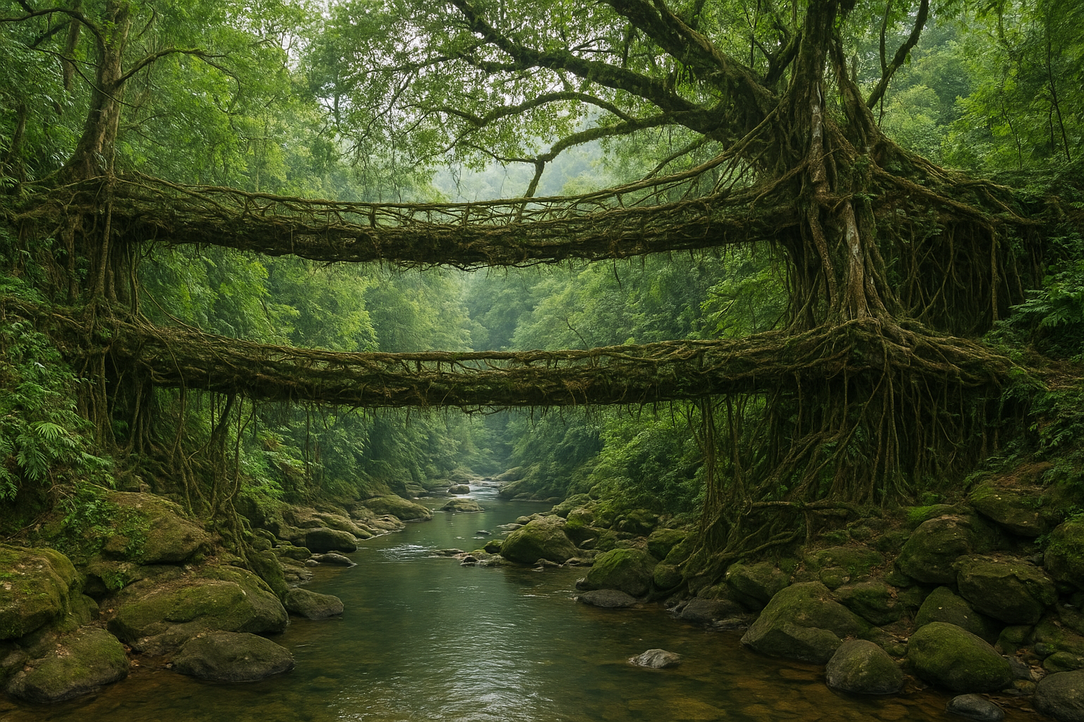 Living Root Bridge Adventure