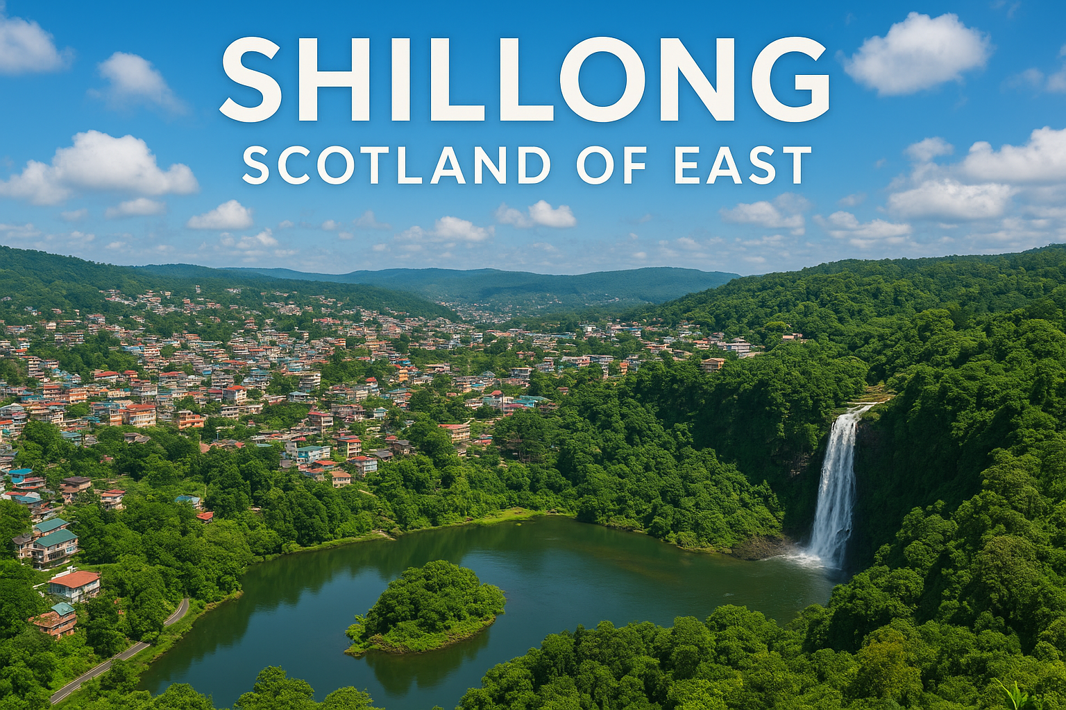 Shillong Scotland of the East with rolling hills